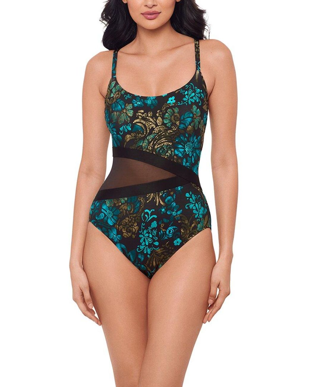 Miraclesuit Blue Flor De Mare Lyra One-Piece