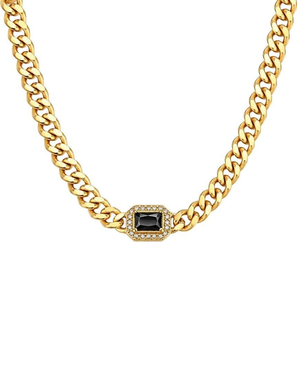 Jewels by Sunaina Metallic Nadine 18K Plated Stainless Steel Chain Necklace