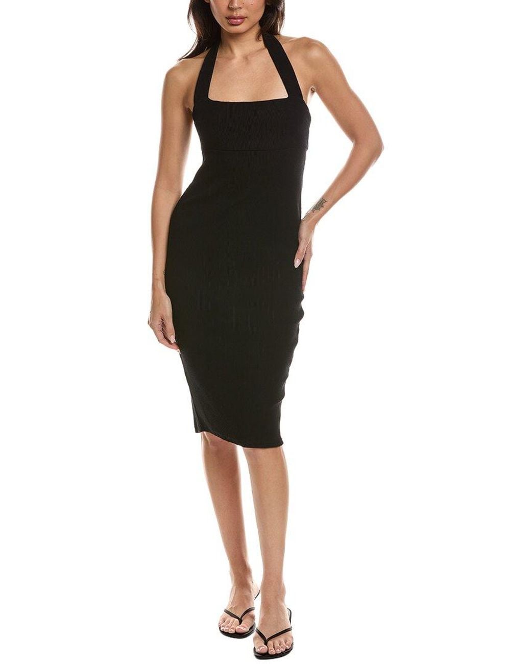 Sans Faff Black Kate Halter Dress