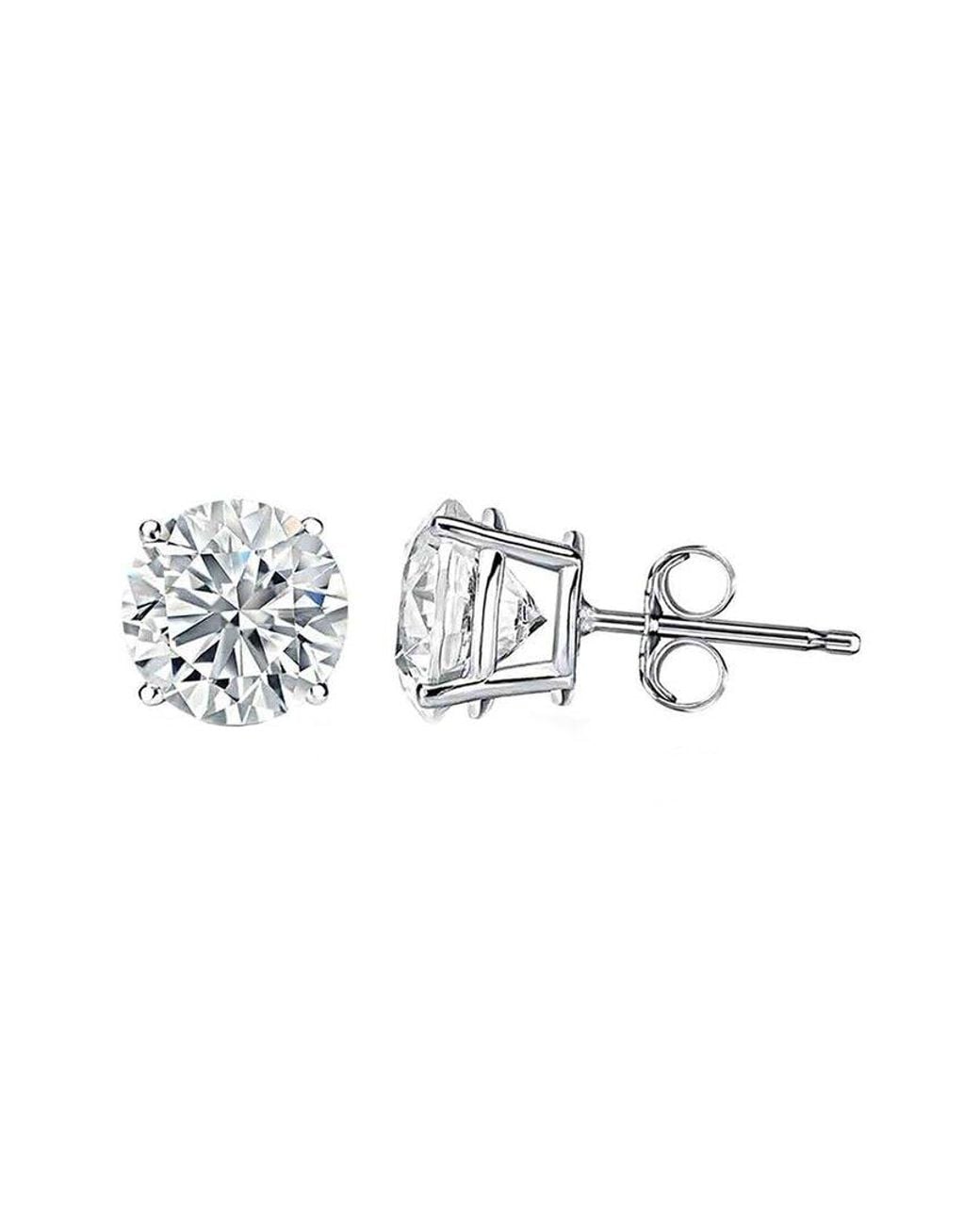 Diana M White Fine Jewelry 14k 3.00 Ct. Tw. Diamond Studs