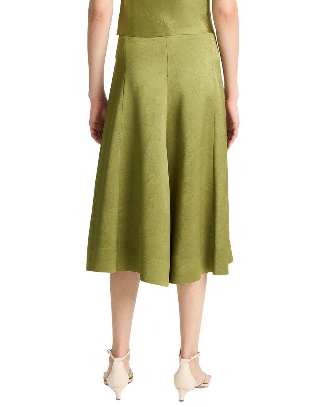 Vince Green Draped Skirt