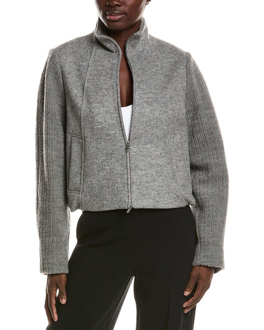 Boss Gray Jundalini Wool Jacket