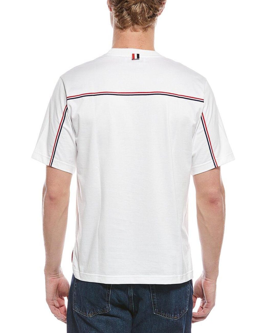 Thom Browne White Oversized T-Shirt for men