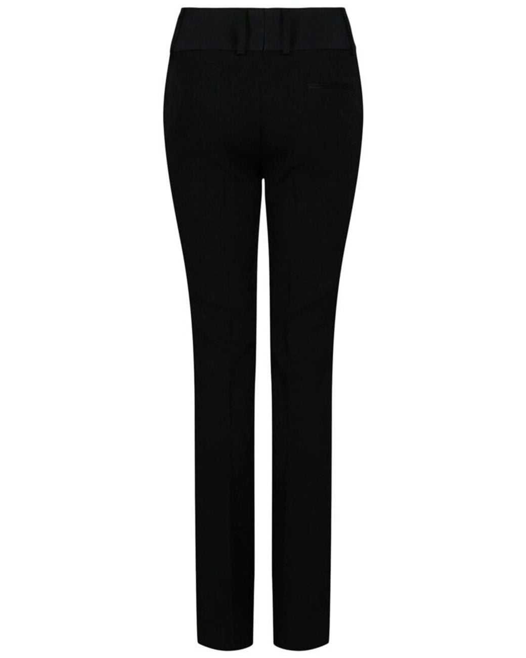 Ferragamo Black Silk-Lined Trouser