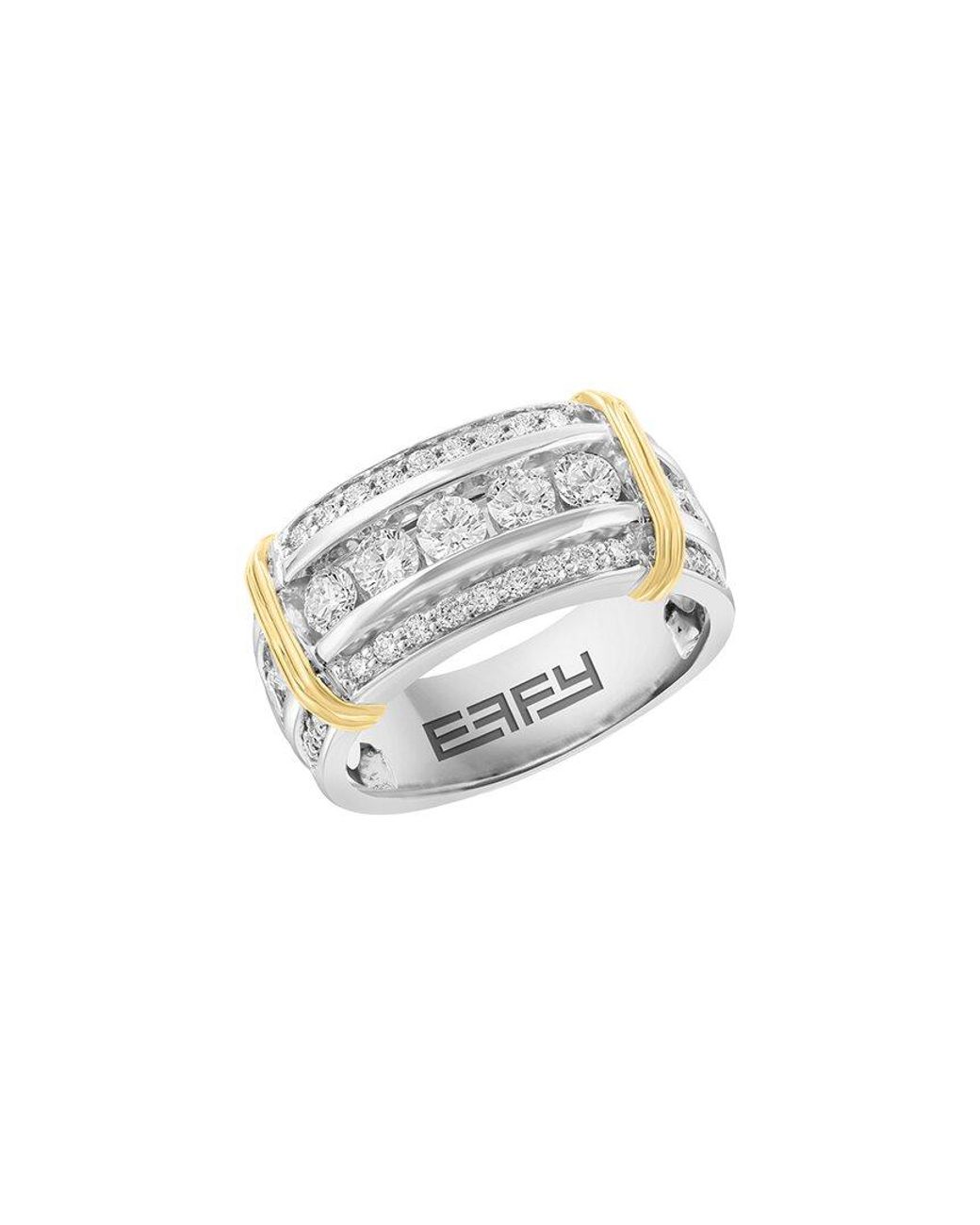 Effy Fine Jewelry White 14K 1.68 Ct. Tw. Lab-Grown Diamond Ring