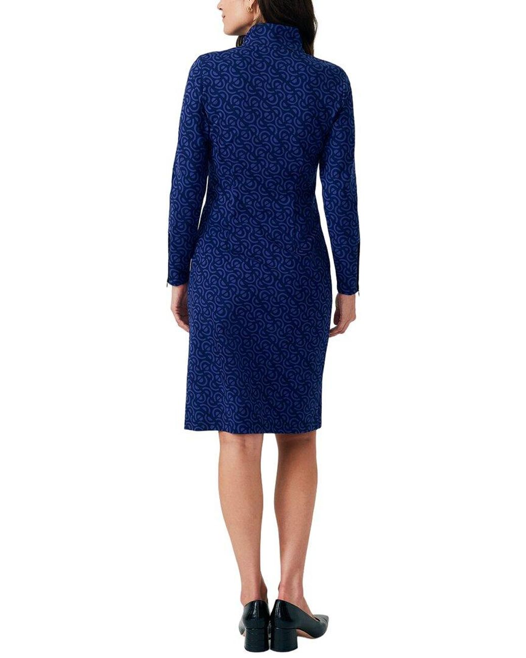 J.McLaughlin Blue Bedford Dress