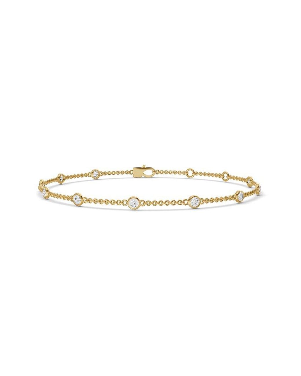 Lab Grown Diamonds White 14K 3.00 Ct. Tw. Lab-Grown Diamond Bracelet