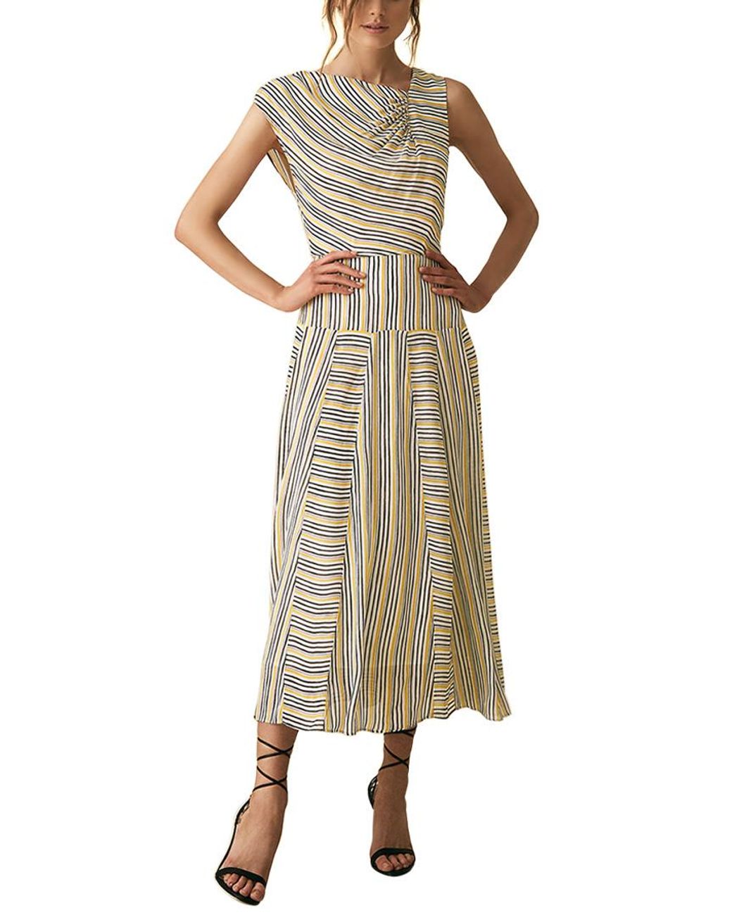 reiss striped dress