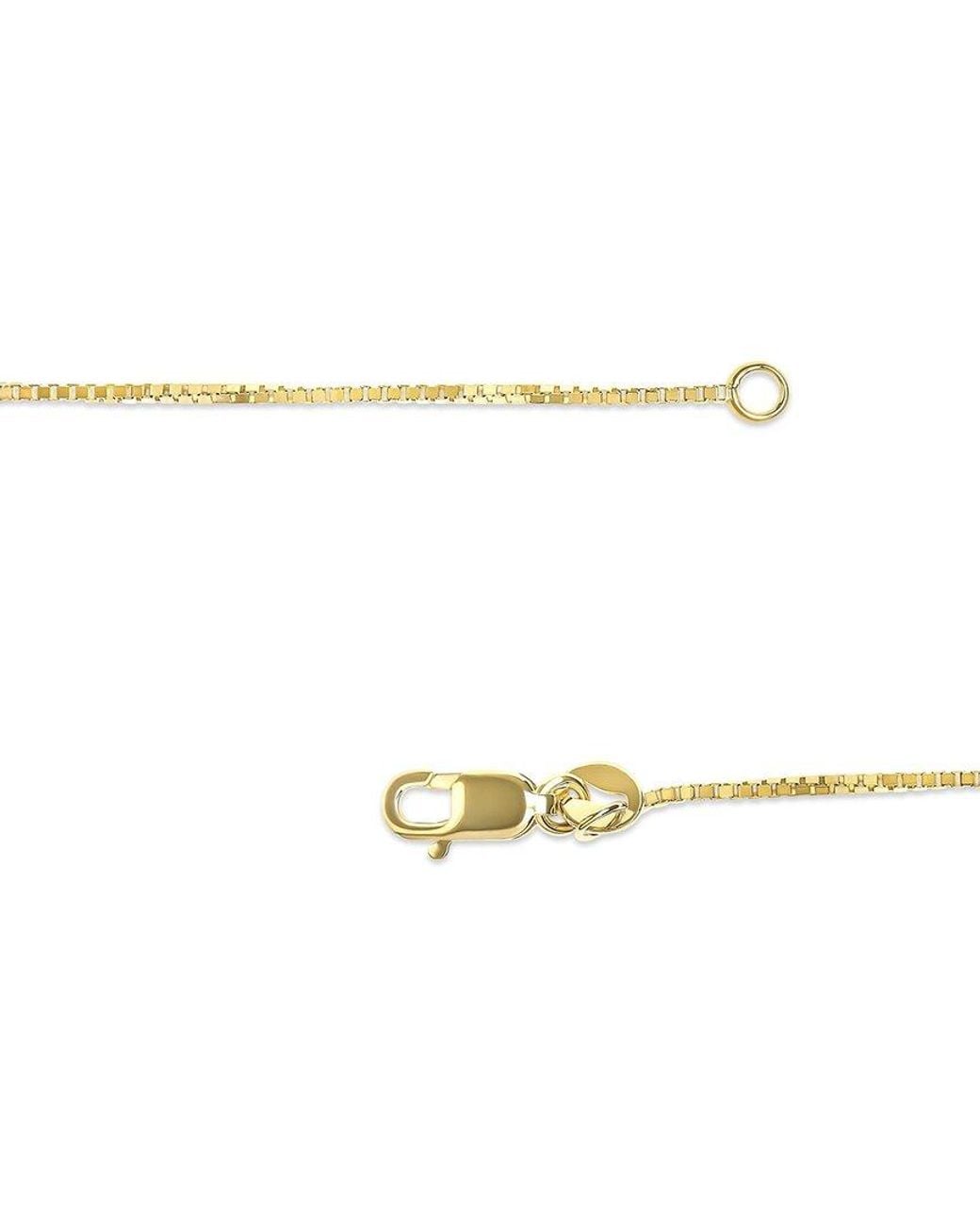 Haus of Brilliance Metallic 14K Chain Necklace for men