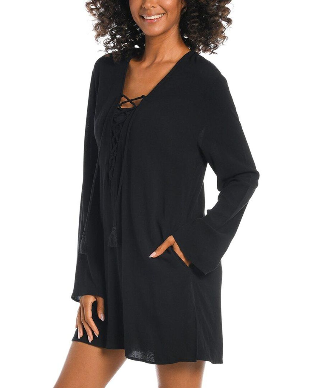 La Blanca Blue Tunic Coverup