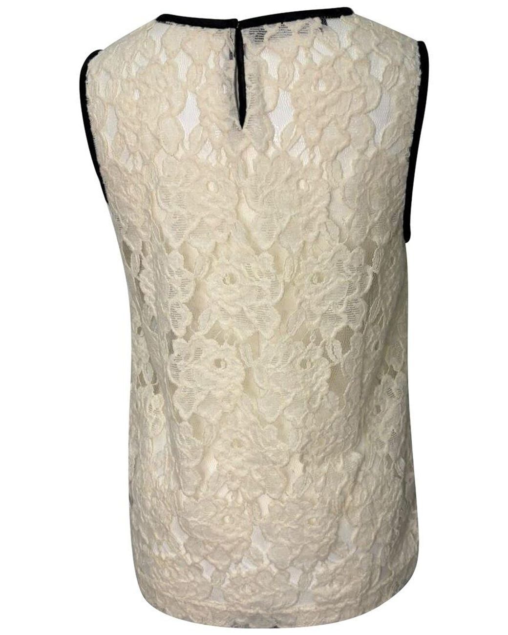 Dolce & Gabbana Multicolor Lace Tank Size It (Authentic Pre-Loved)