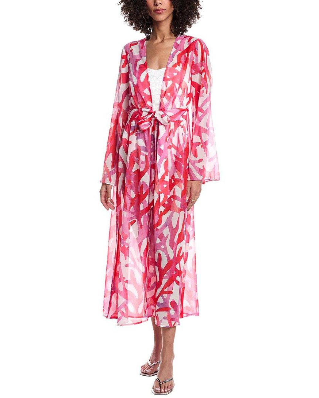 MILLY Pink Vince Chiffon Dress
