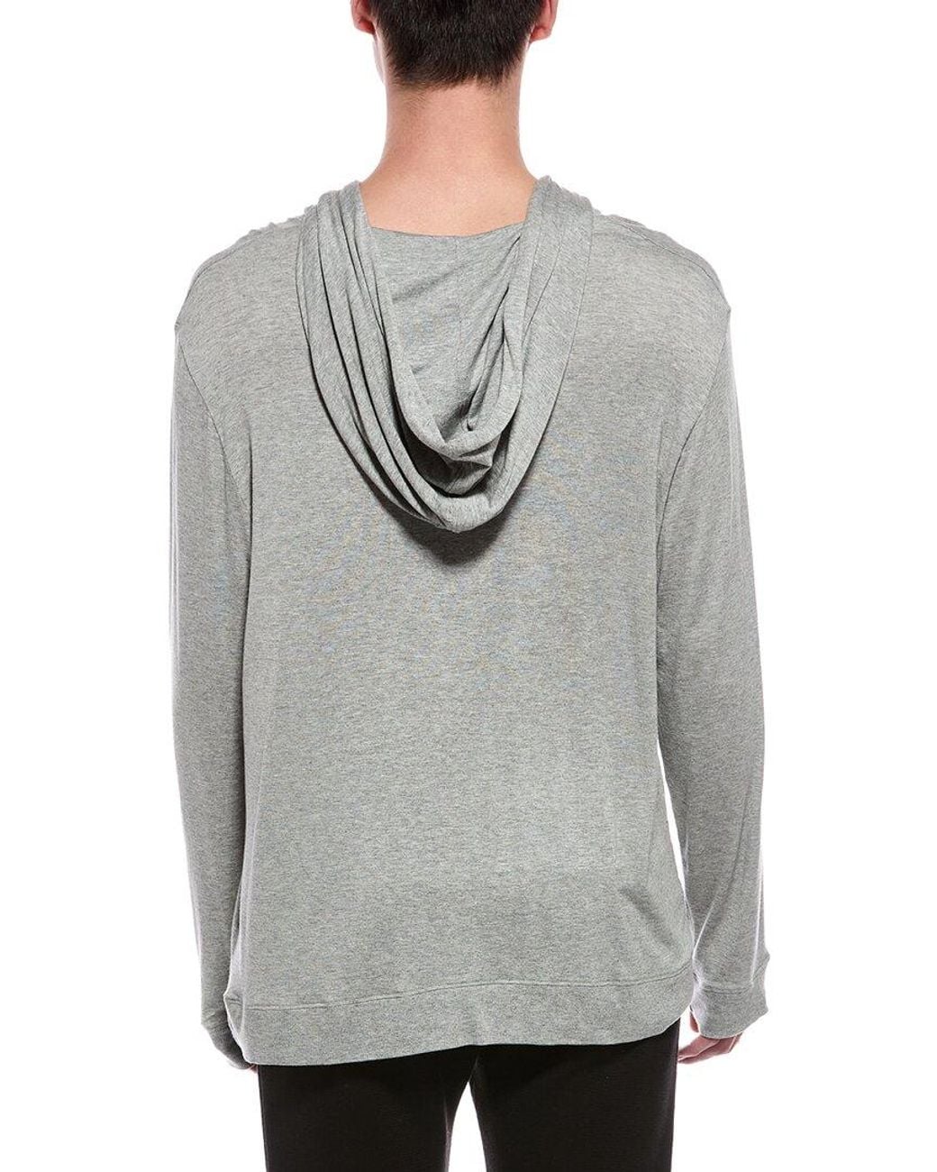 Ted Baker Gray Lightweight Hoodie for men