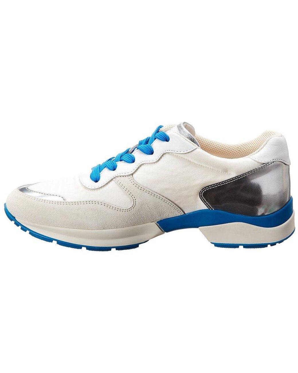Tod's Blue Suede & Leather Sneaker