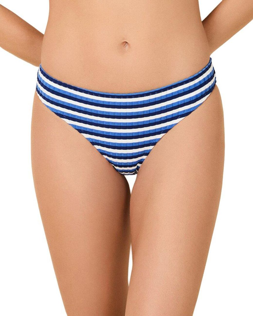 Solid & Striped Blue The Elle Button Bottom