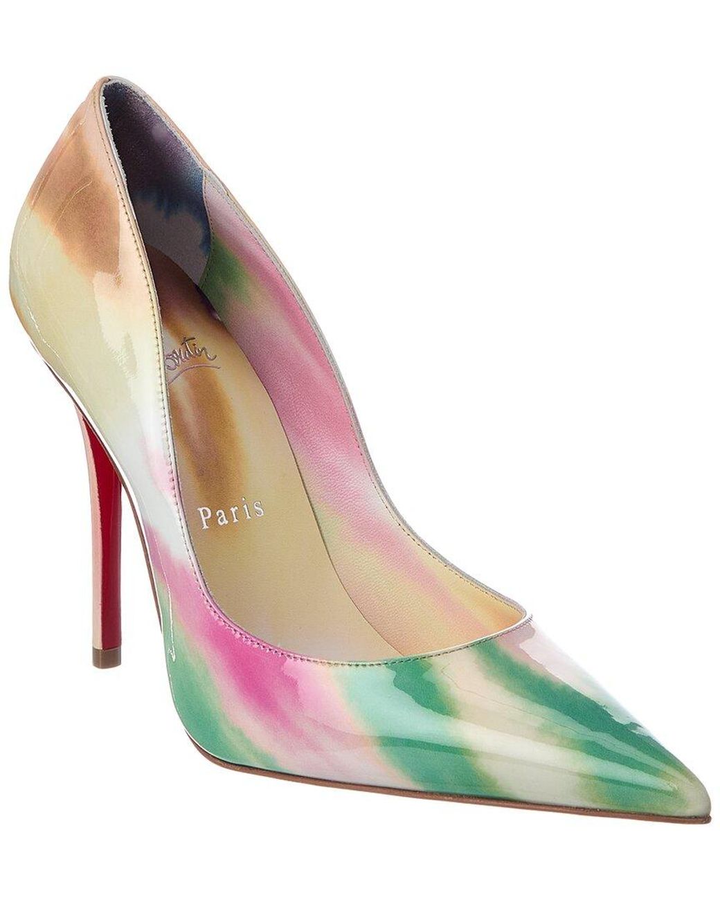 Christian Louboutin Green Miss Z 100 Patent Pump