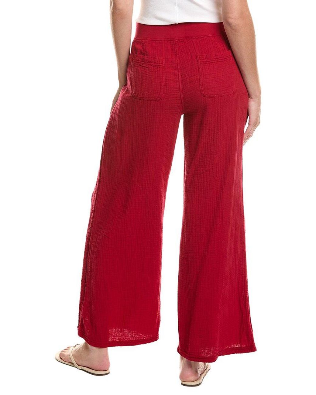 XCVI Red Elu Wide Leg Pant