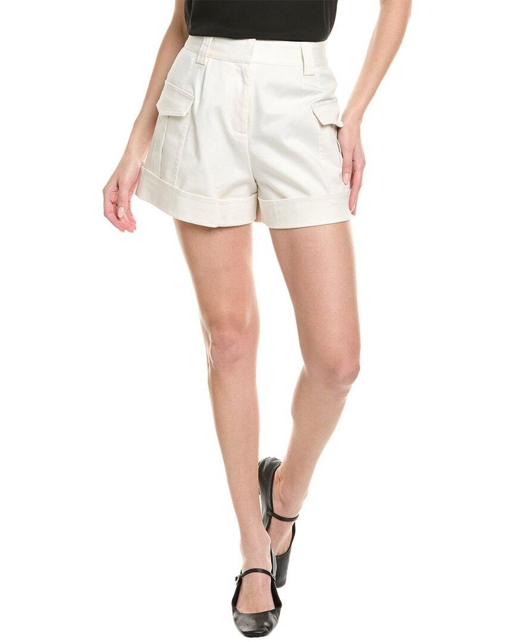 10 Crosby Derek Lam Natural Ryder Cuffed Cargo Short