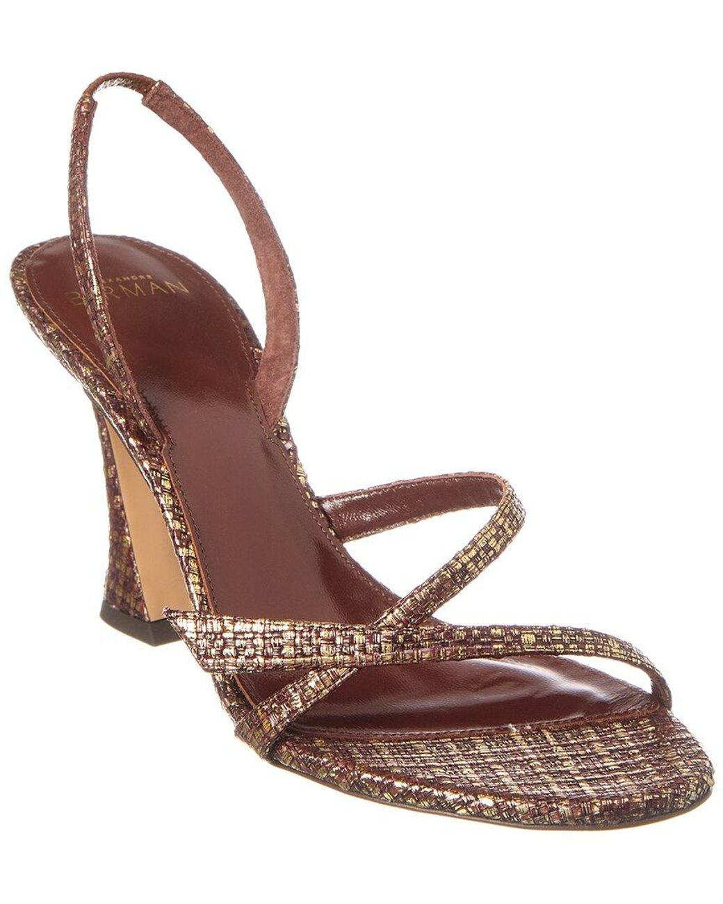 Alexandre Birman Brown Tita Bell 85 Slingback Sandal