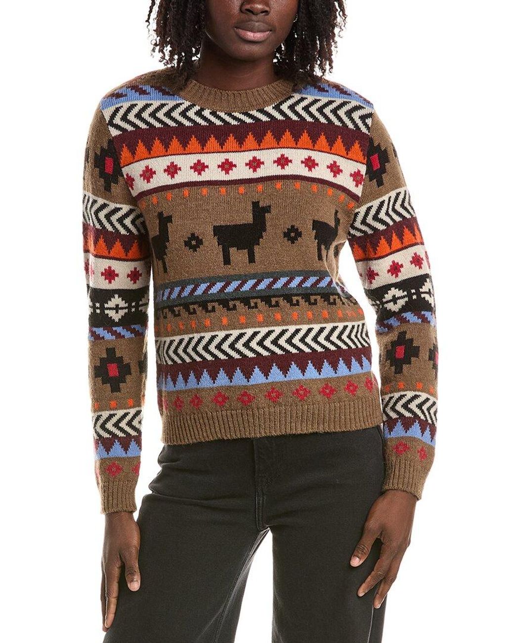 Max Mara Black Weekend Quirite Alpaca & Wool-Blend Sweater