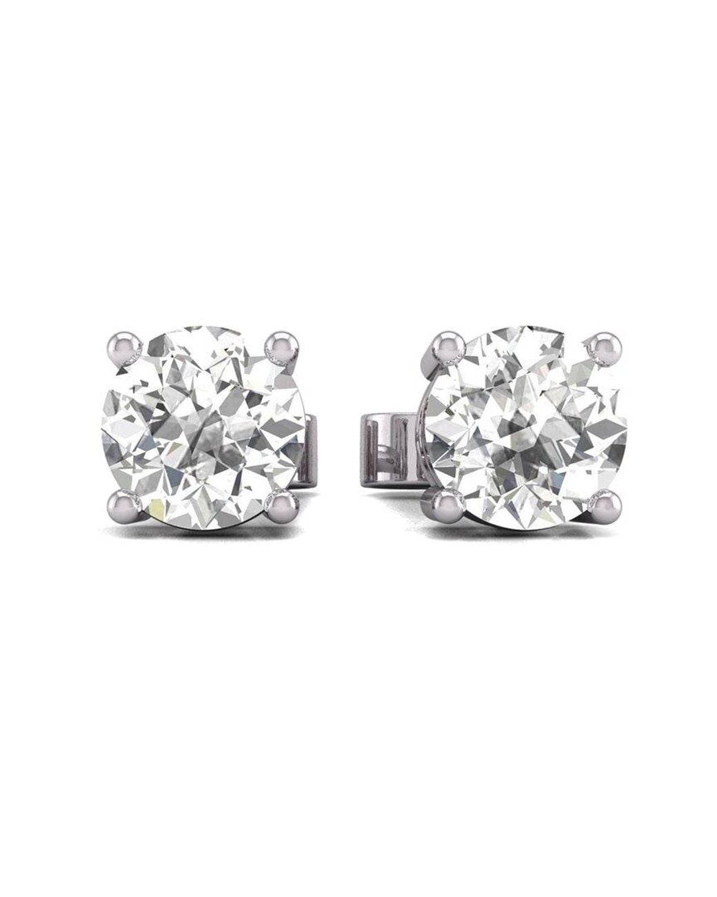 Diana M Metallic Diana M. Fine Jewelry 14k 1.50 Ct. Tw. Lab Grown Diamond Studs