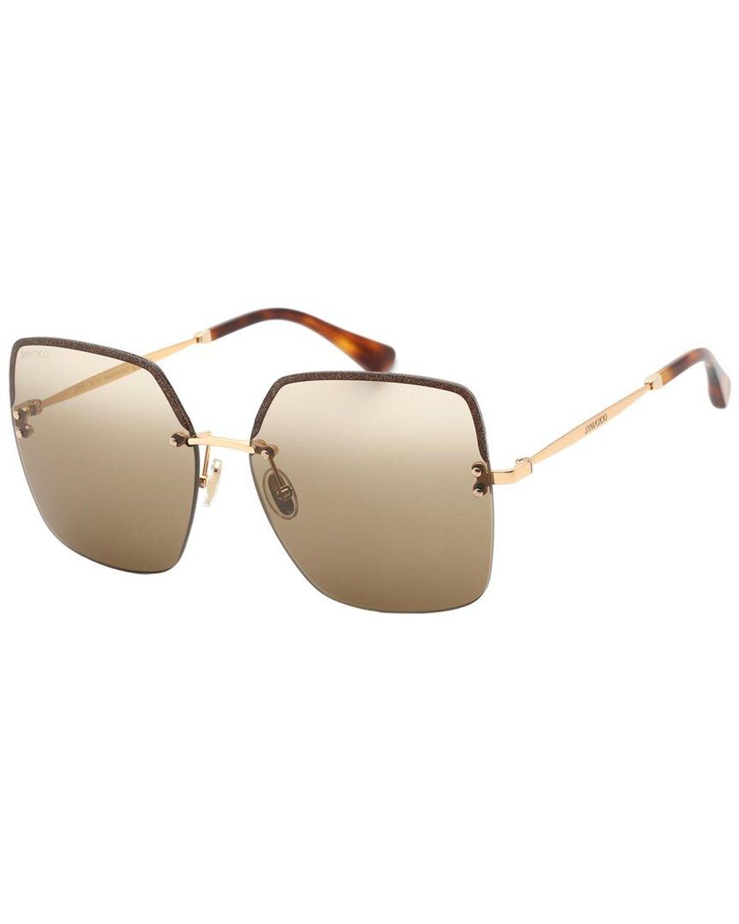 Jimmy Choo Tavi/s 60mm Sunglasses in Natural Lyst