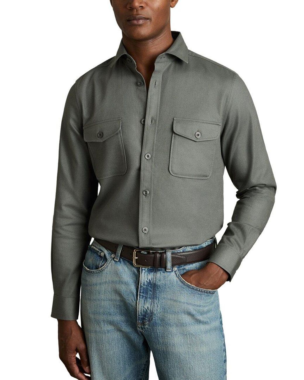 Reiss Gray Whisper Shirt for men