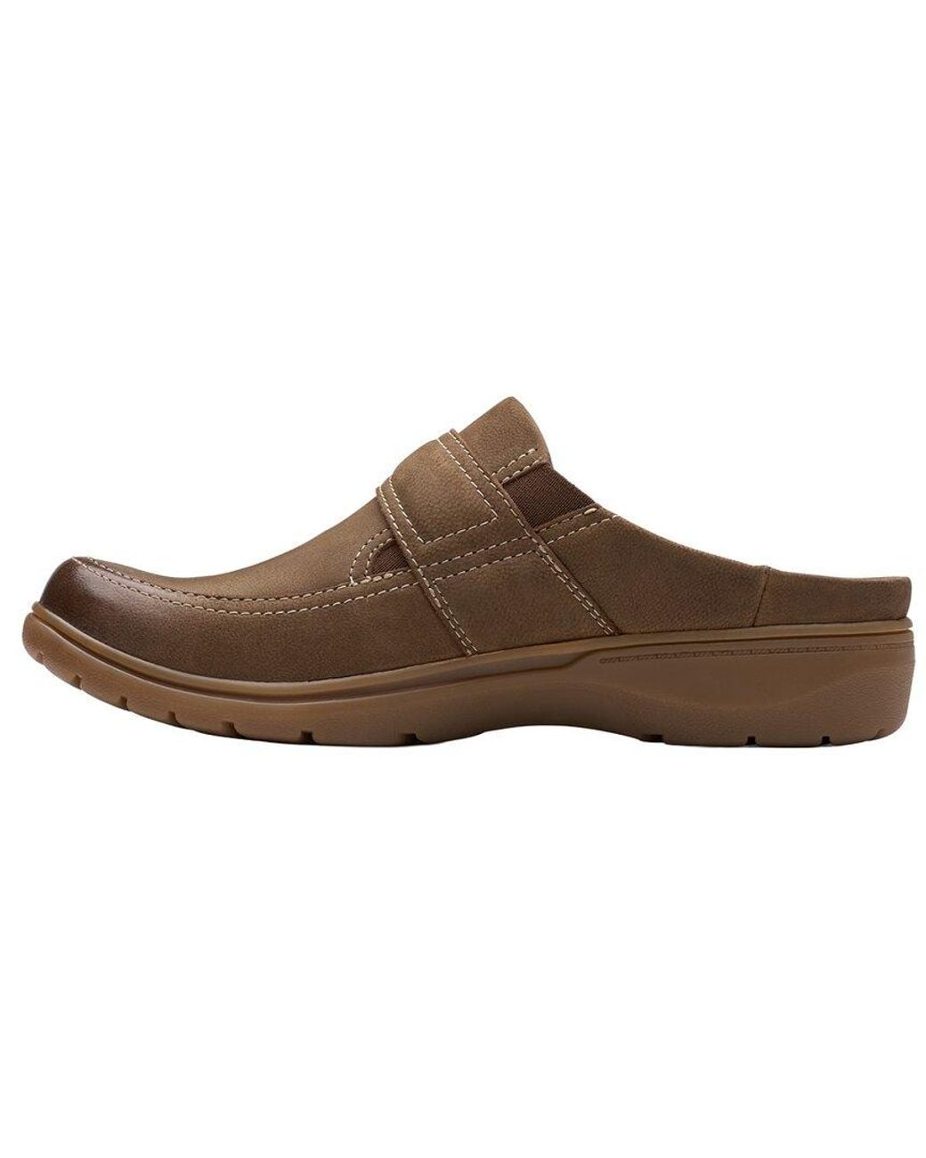Clarks Brown Carleigh Viola Leather Mule