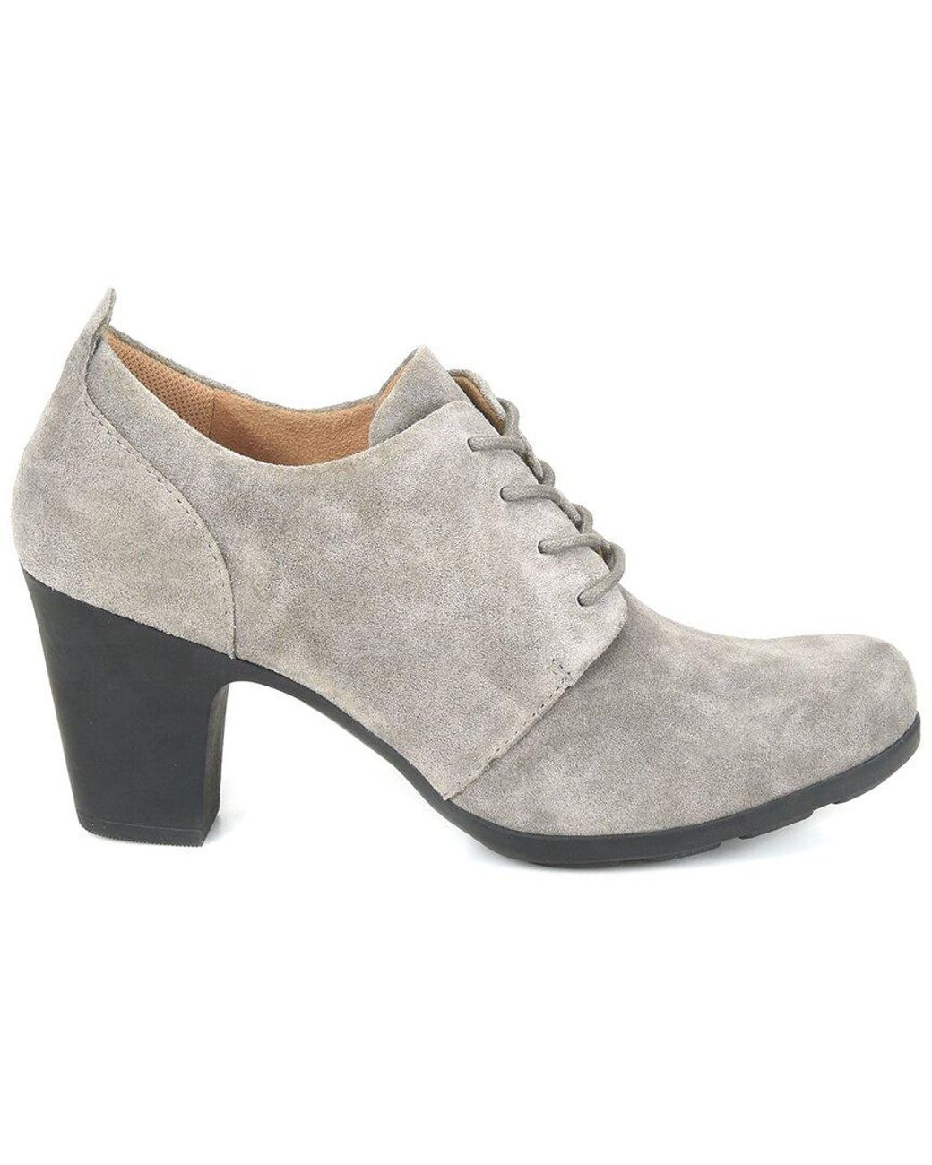 Comfortiva White Neacy Suede Shootie