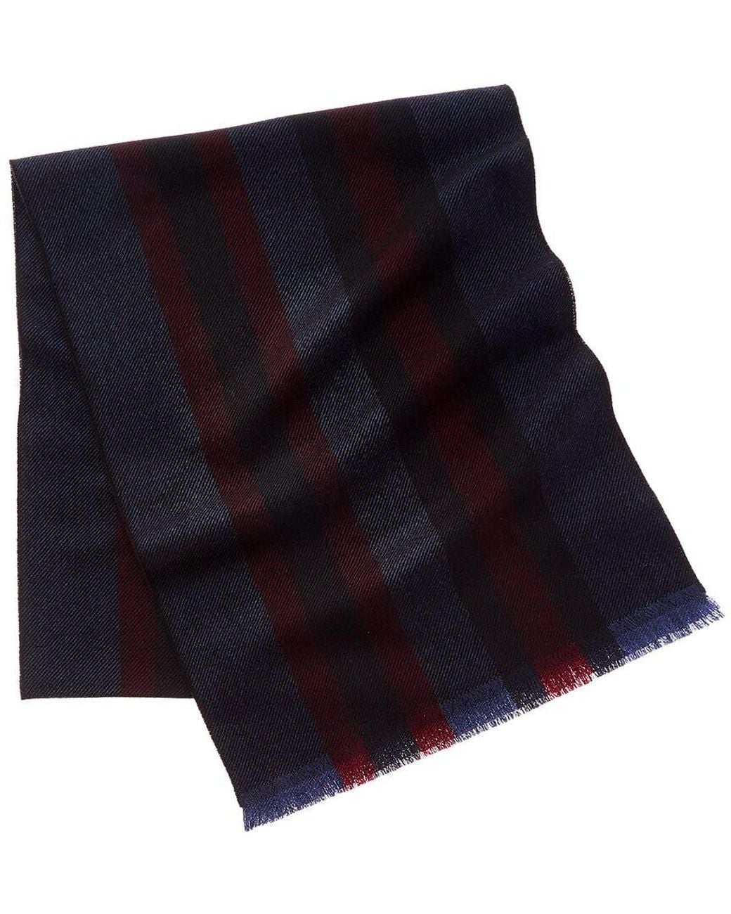 Gucci Black GG Wool & Silk-blend Scarf