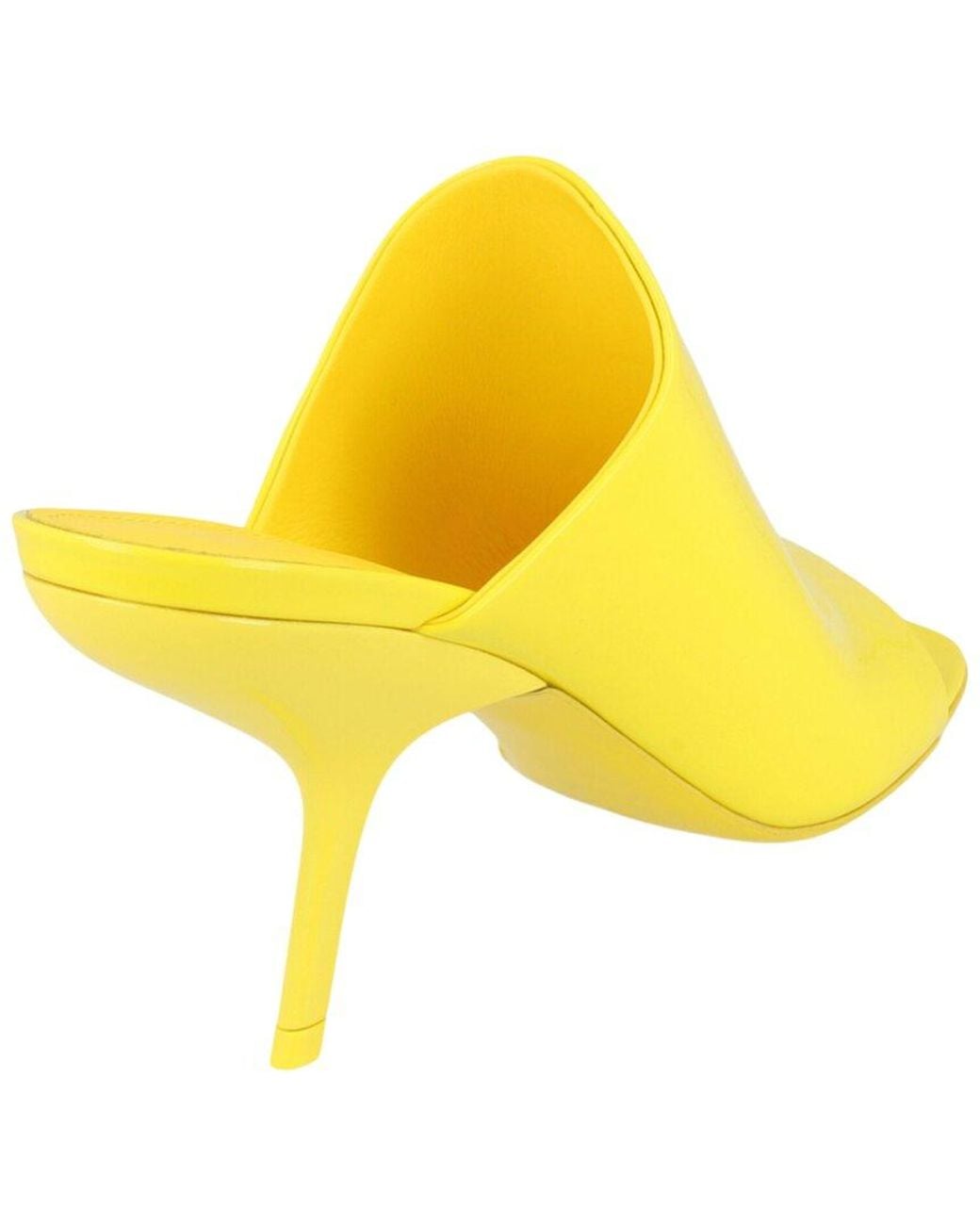 Ferragamo Yellow Era Patent Leather Mule
