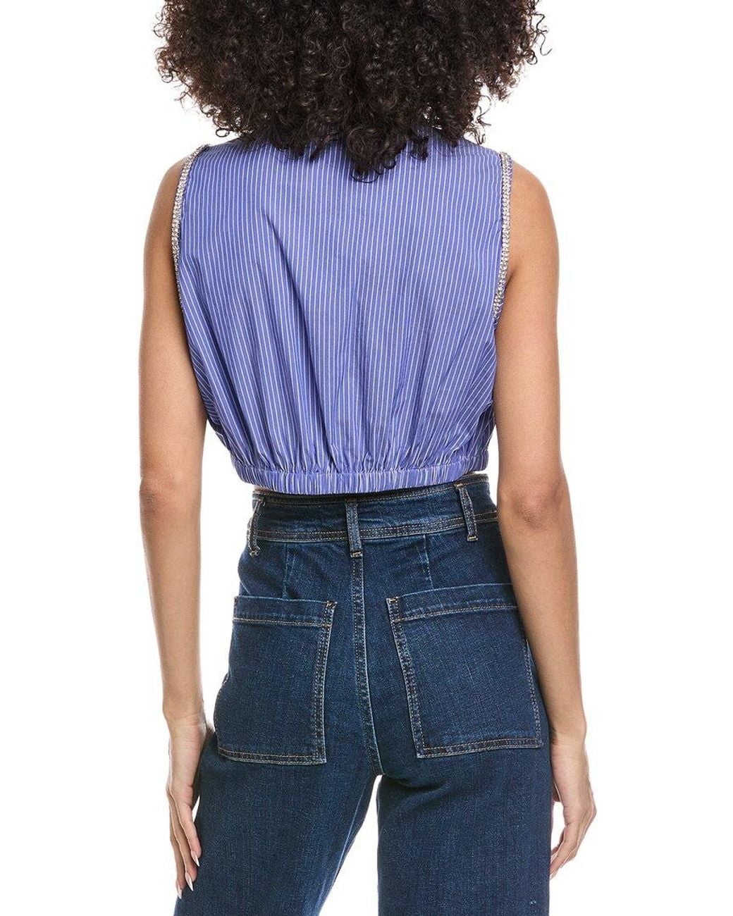 Sandro Blue Stripe Shirt