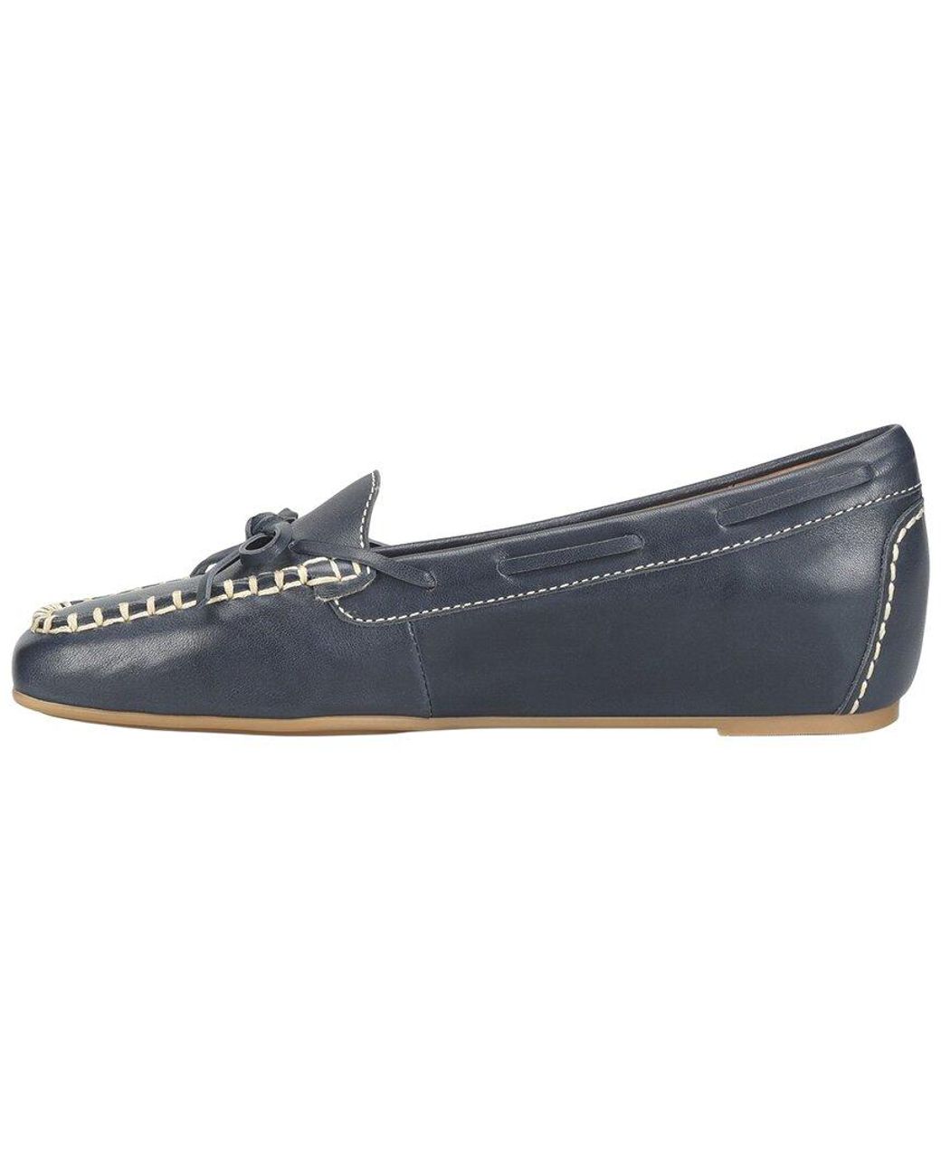 Söfft Blue Pam Leather Loafer