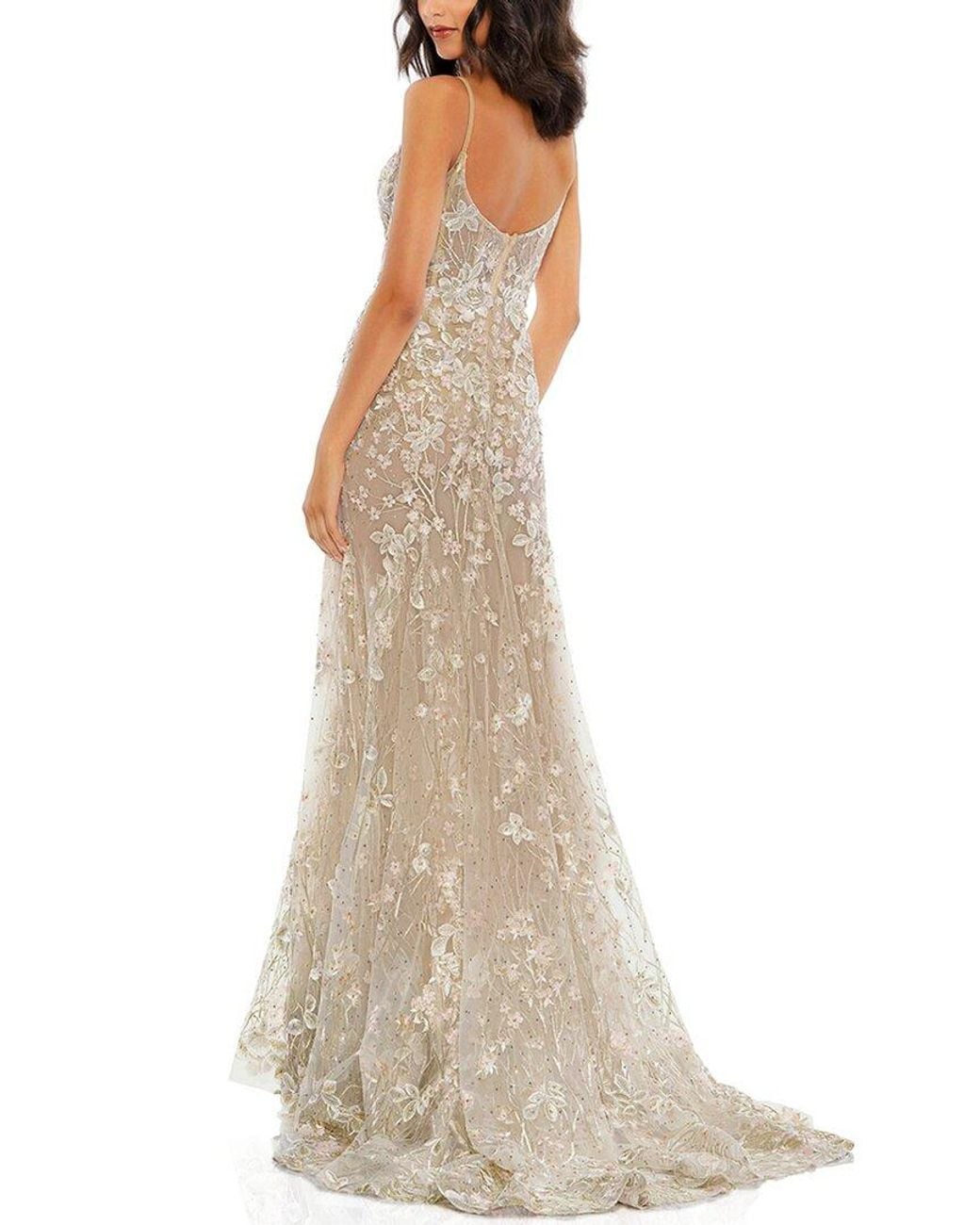 Mac Duggal Natural Gown