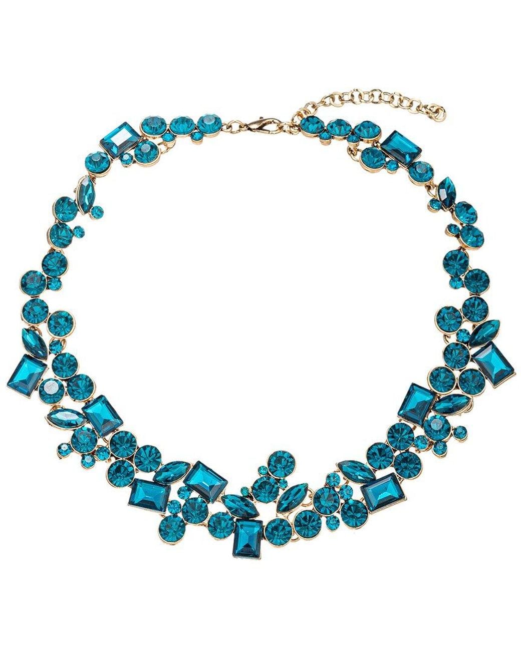 Eye Candy LA Blue Sloan Collar Statement Necklace