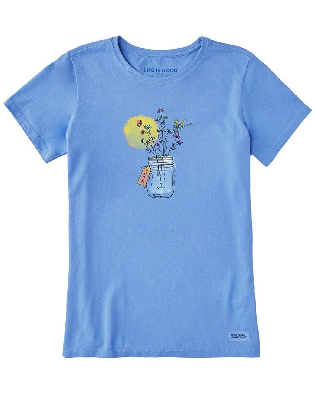 Life Is Good. Blue Crusher T-Shirt