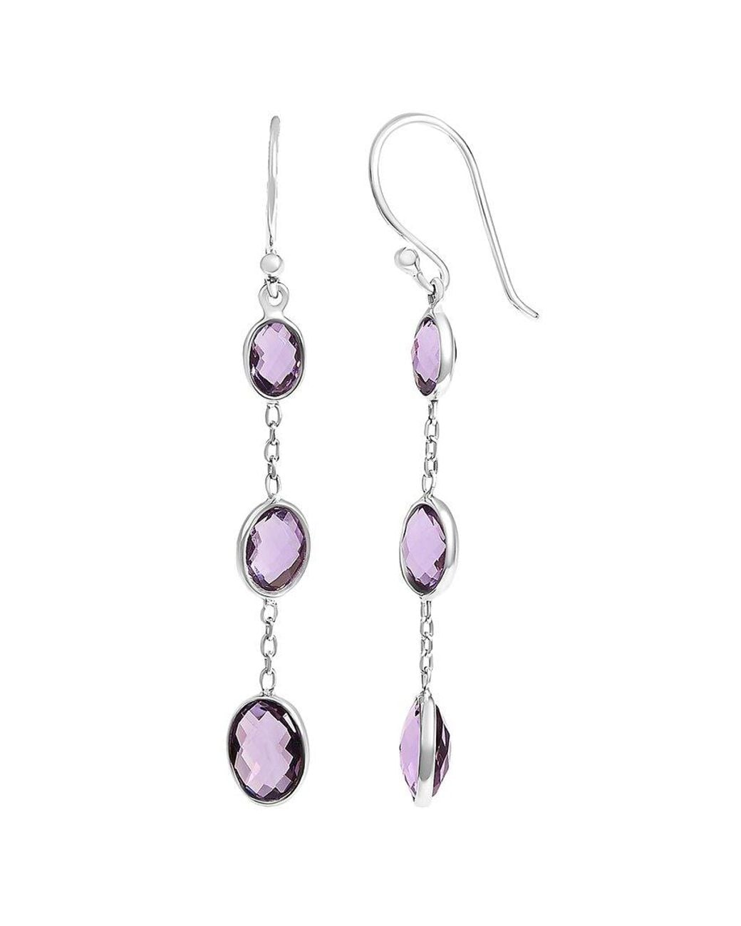 Haus of Brilliance White Dangle Earring