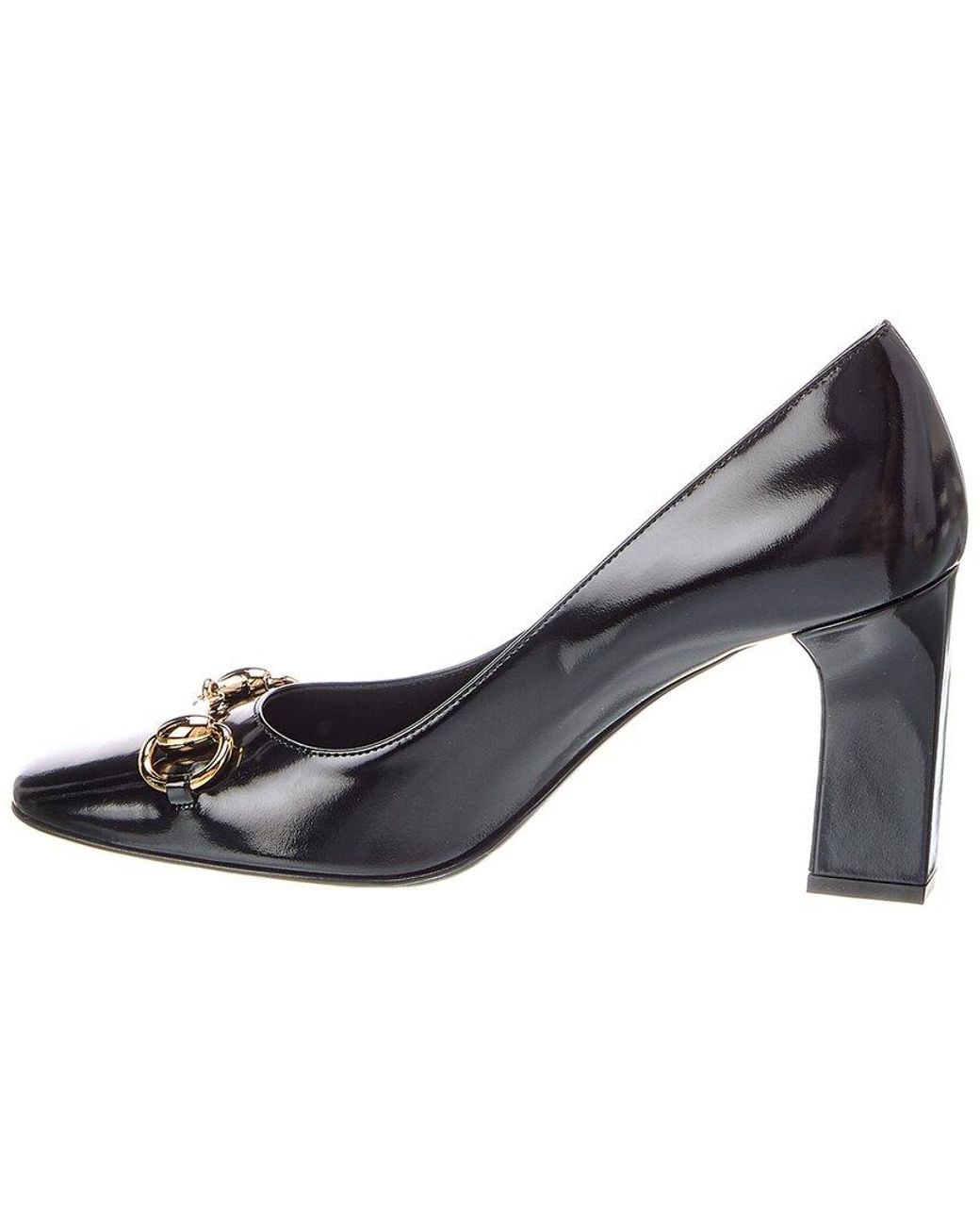 Gucci Black Signora Leather Pump
