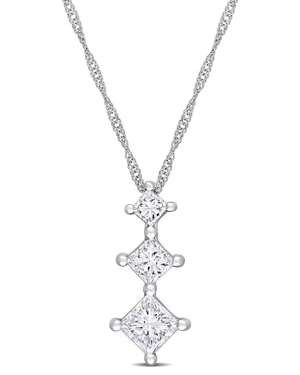 Rina Limor Metallic 14K 0.80 Ct. Tw. Diamond Drop Pendant