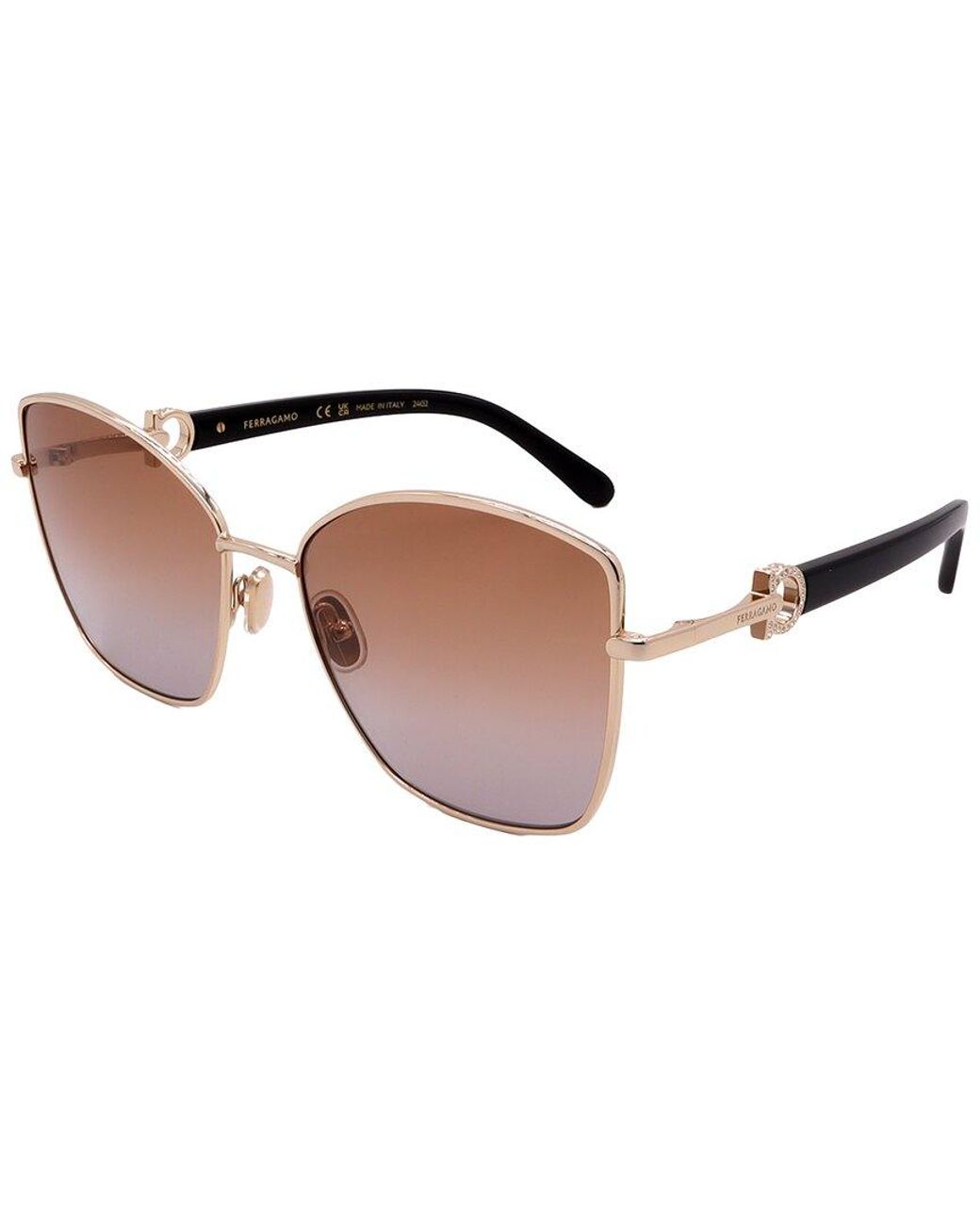 Ferragamo Natural Sf312Sr 60Mm Sunglasses