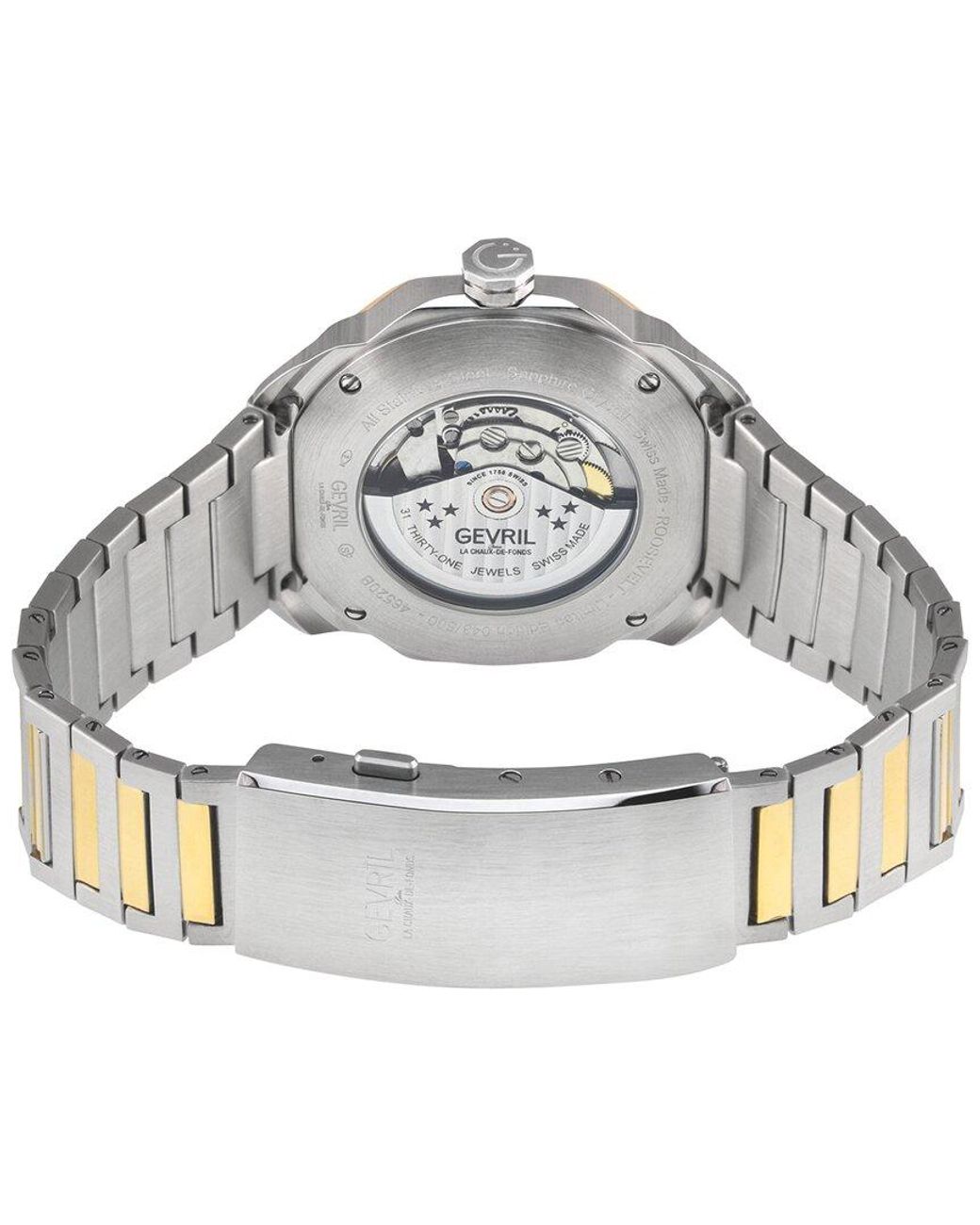 Gevril Metallic Roosevelt Watch for men