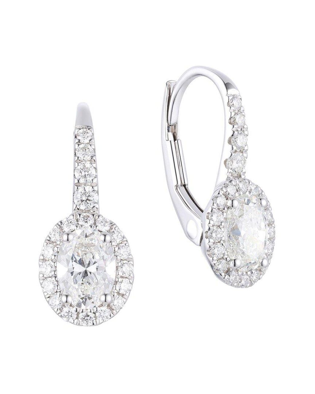 Gregg Ruth White 14K 1.01 Ct. Tw. Diamond Earring