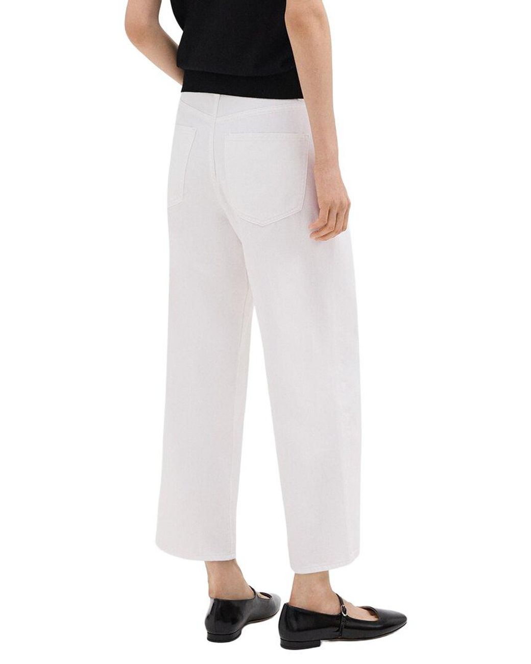 Theory White Relaxed Fit Jean