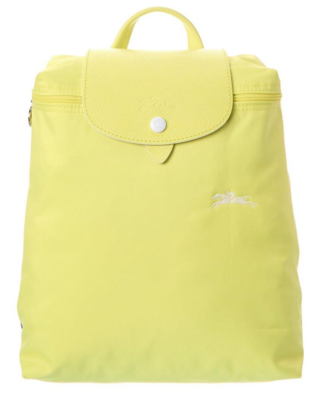 Longchamp Le Pliage Club Nylon Backpack in Yellow | Lyst