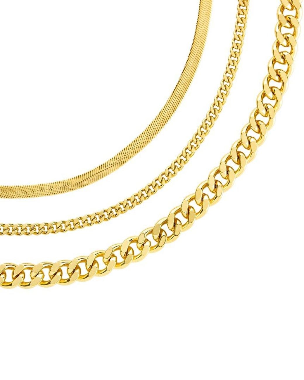 Sterling Forever Metallic 14K Plated Adalina Anklet