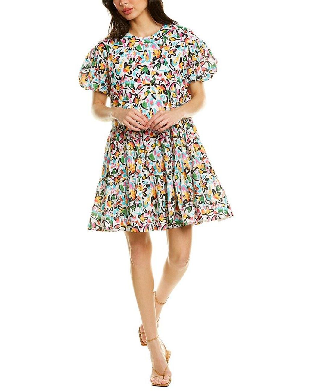 Tanya Taylor Cotton Lily Midi Dress in 