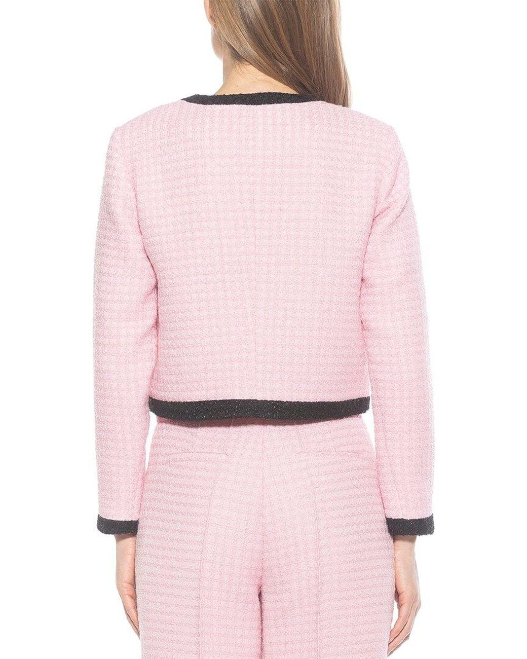 Alexia Admor Pink Rose Tweed Jacket
