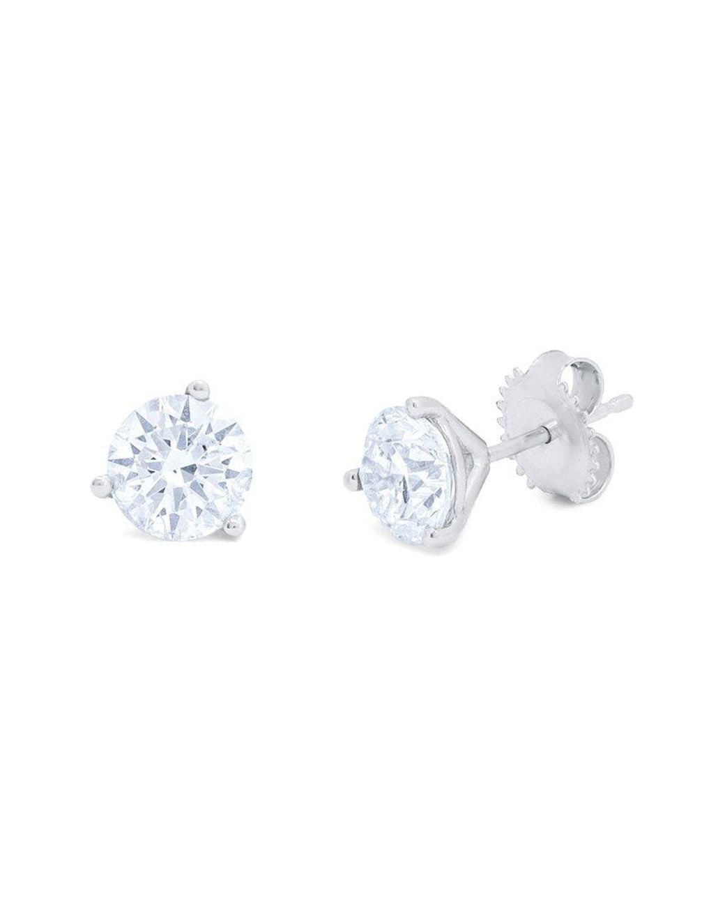 Diana M White Diana M. Fine Jewelry 14K 2.00 Ct. Tw. Lab Grown Diamond Studs
