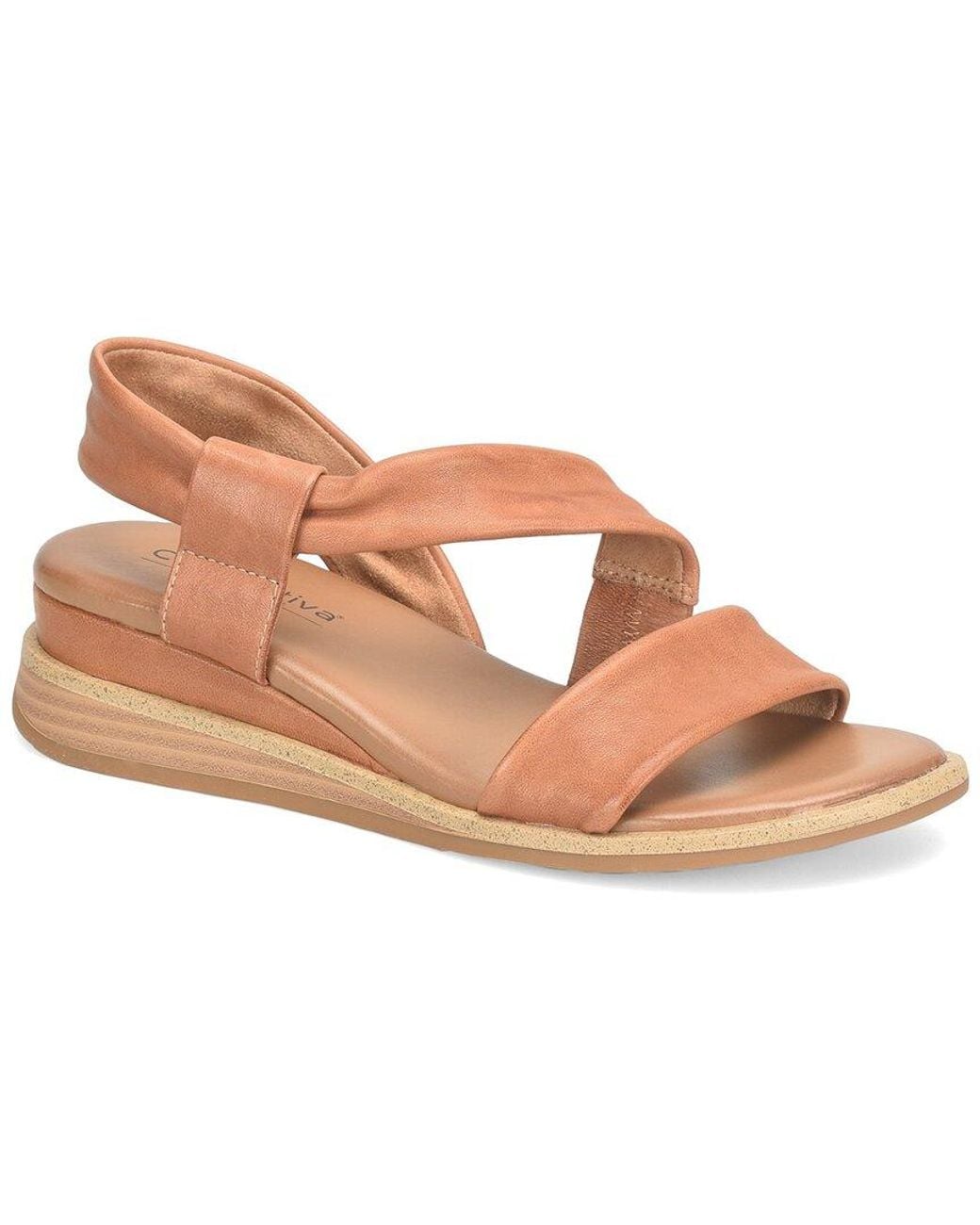 Comfortiva Pink Marcy Leather Sandal