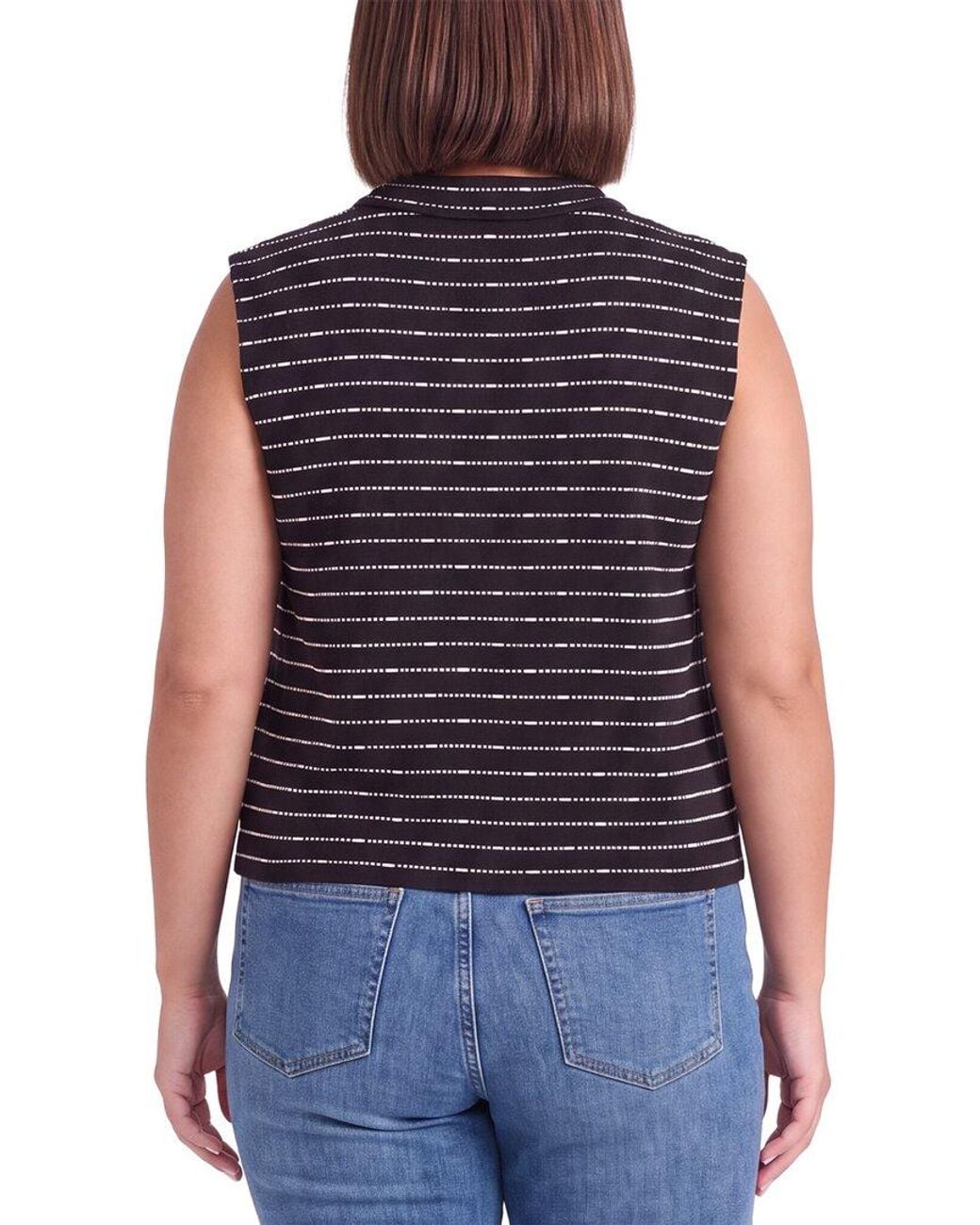MILLY Blue Lainey Blouse